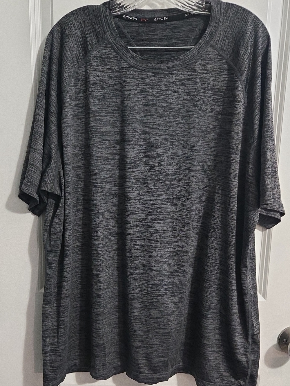 Spyder Men's Heathered Charcoal Short-Sleeve Performance Tee
